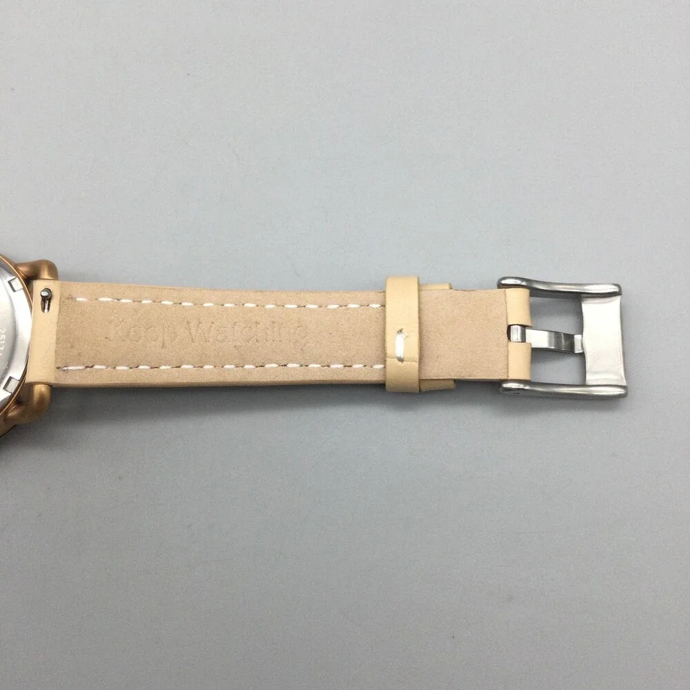 Fossil Commuter Womens Watch 42mm Date Brown Leather ES4335 New Battery
